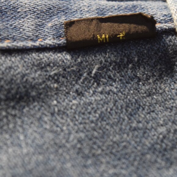 1970s MAVERICK Vintage Mens Jeans 32x 36 Disco Wide Leg Flare Denim EXCELLENT - Picture 11 of 15